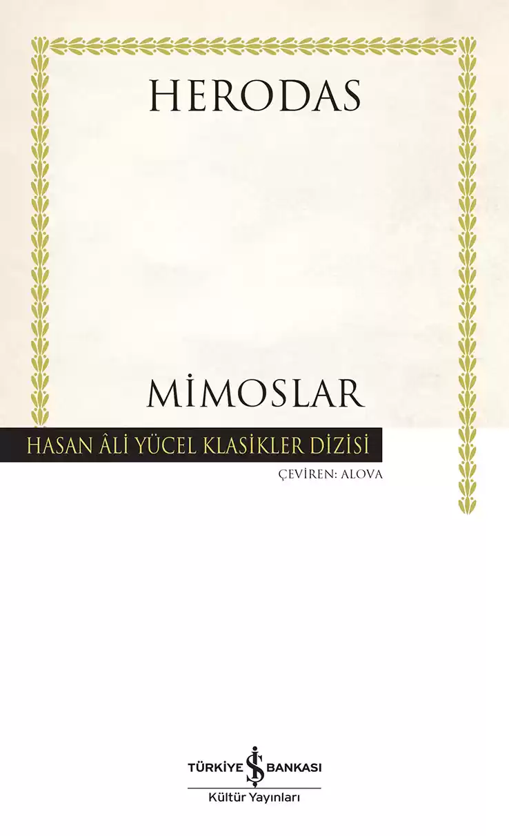 Mimoslar kapağı