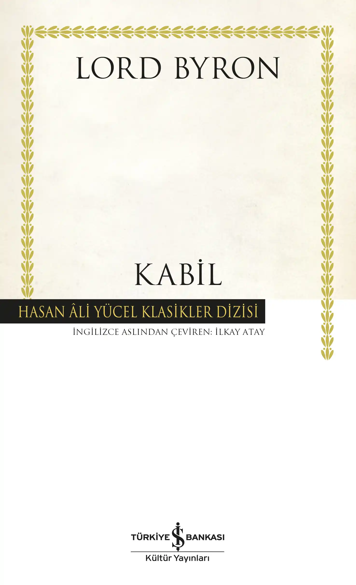 Kabil – Ciltli kapağı