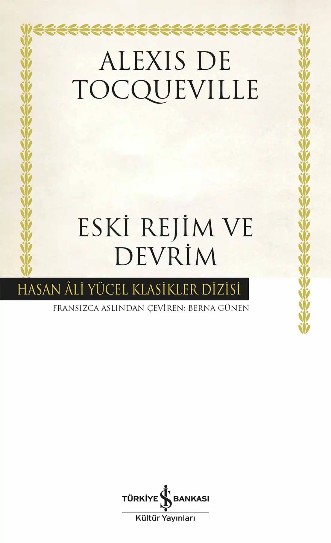 Eski Rejim ve Devrim – Ciltli kapağı