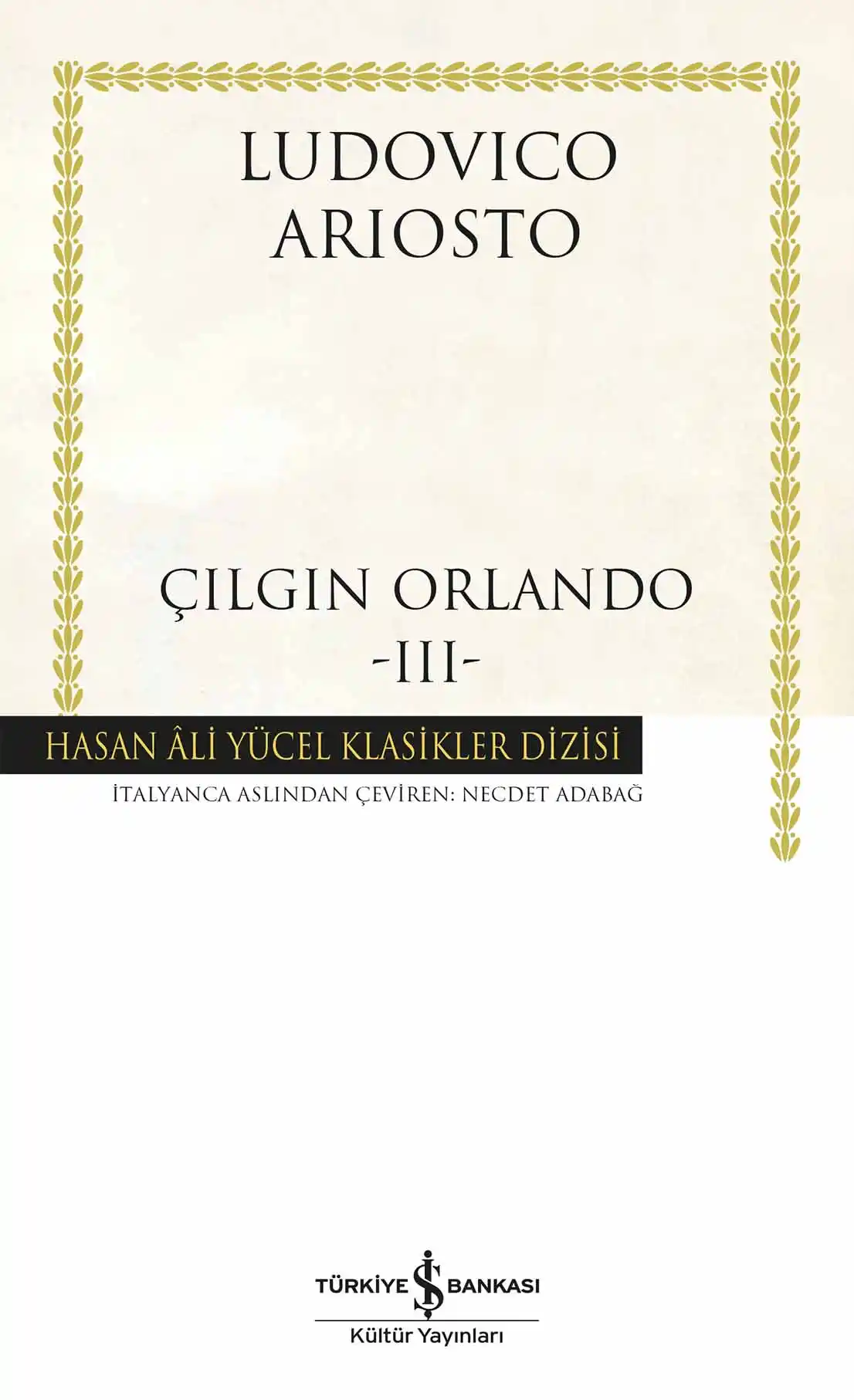 Çılgın Orlando – III – Ciltli kapağı