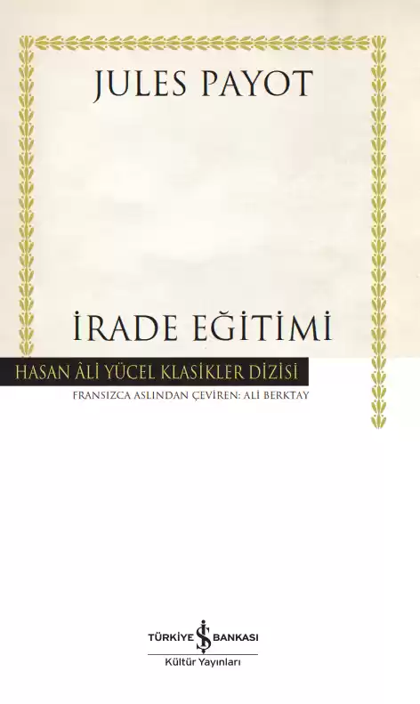 İrade Eğitimi – Ciltli kapağı