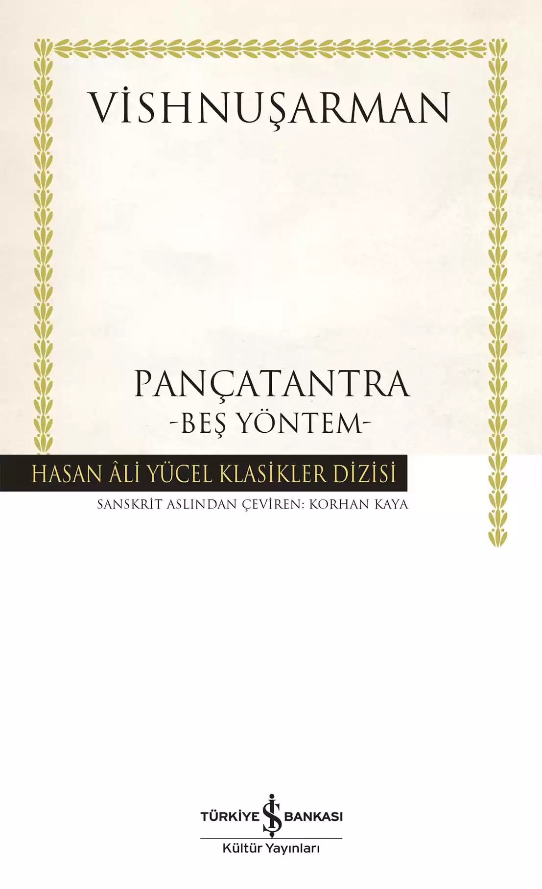 Pançatantra – Beş Yöntem kapağı