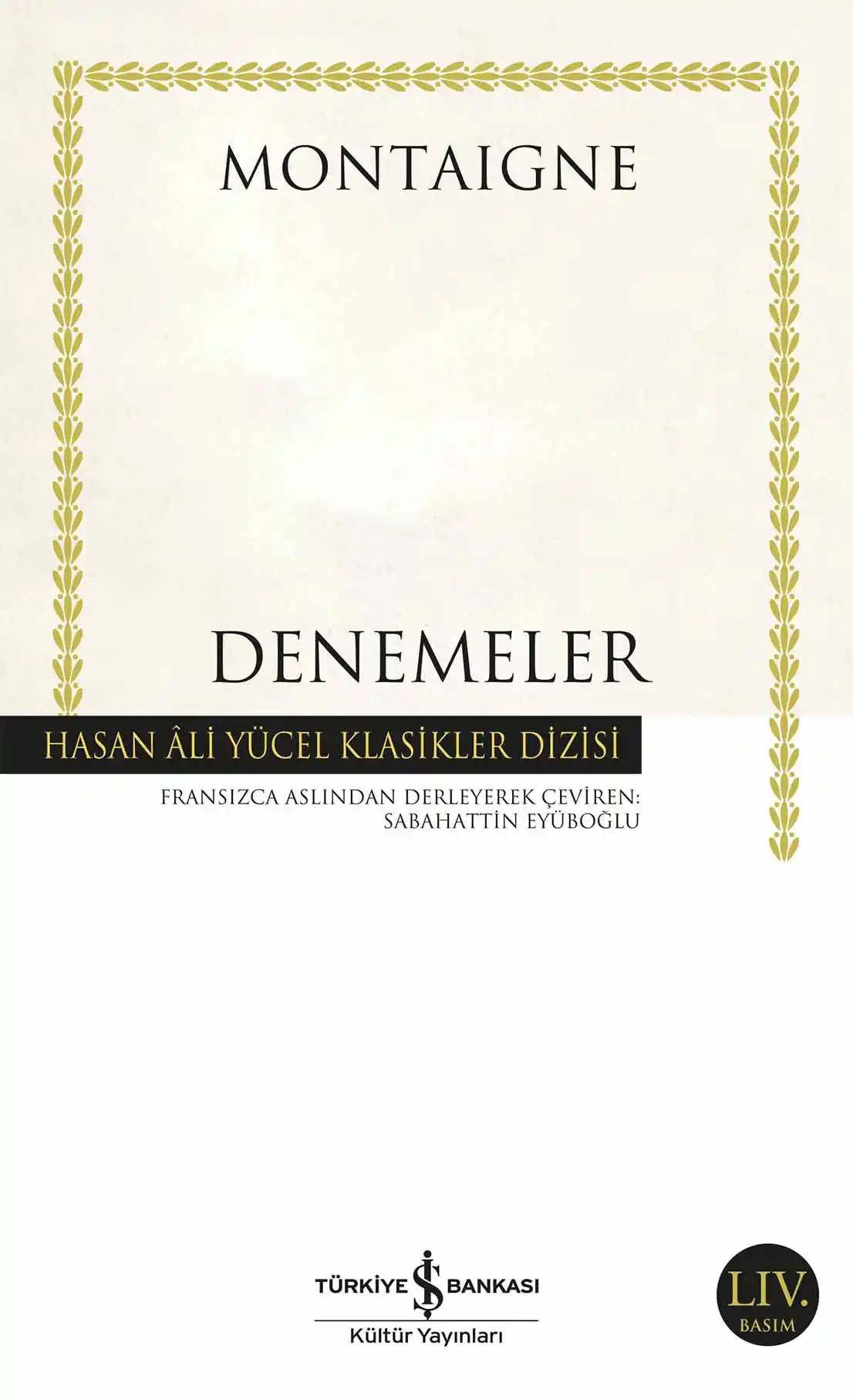 Denemeler kapağı